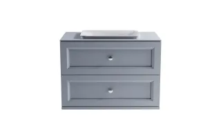 Тумба с раковиной Astra-Form Классик 4631177715792 90 см голубой матовый